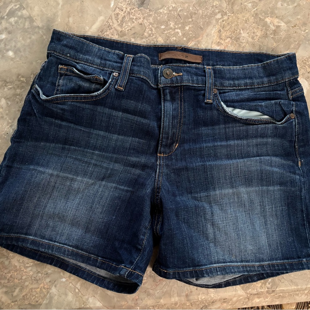 Dark Blue Jean Shorts